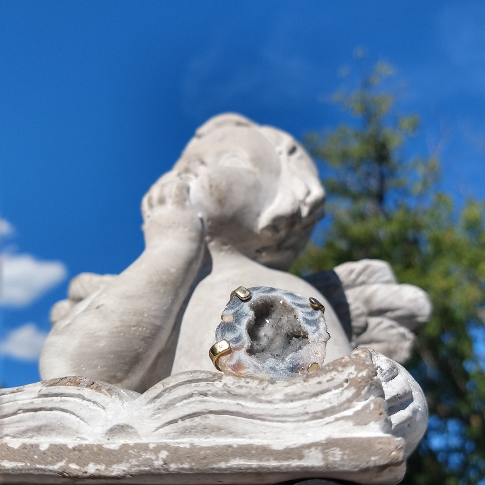 Druzy Agate Ring - image 6